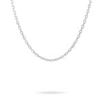Chaine Okko Argent Blanc Maille Forcat - Chaines Famille | Histoire d&rsquo;Or