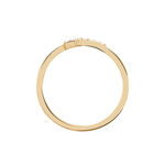 Bague Fatos Plaqu&eacute; Or Jaune Oxyde De Zirconium - Bagues avec pierre Femme | Histoire d&rsquo;Or