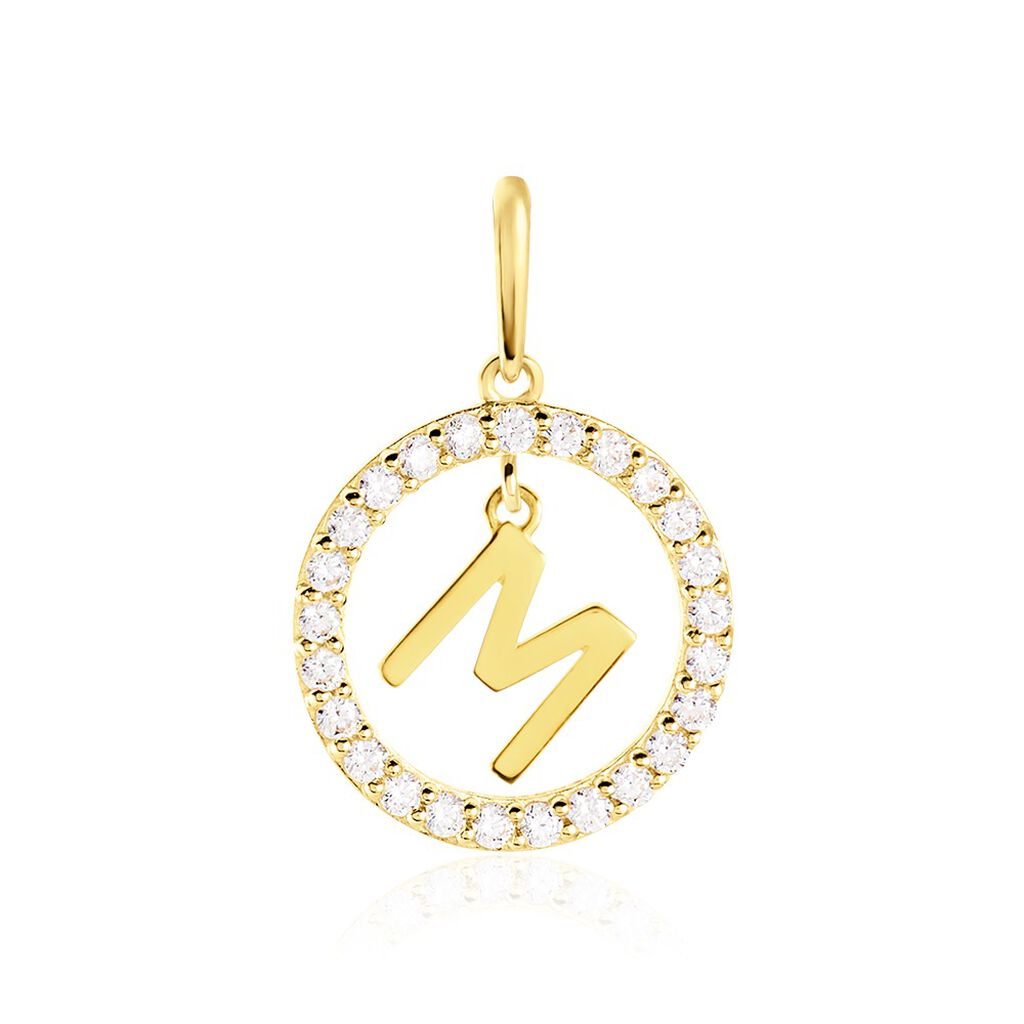 Pendentif Gabe Or Jaune Oxyde De Zirconium - Pendentifs Femme | Histoire d’Or