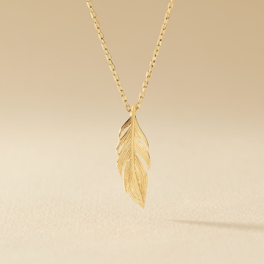 Collier Hanae Plaqu&eacute; Or Jaune - Bijoux sans pierre Femme | Histoire d&rsquo;Or