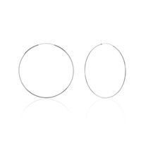 Créoles Argent Blanc Olympia