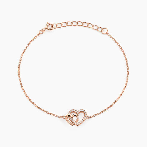 Bracelet Donatiane Argent Rose Oxyde De Zirconium - Bracelets Femme | Histoire d’Or