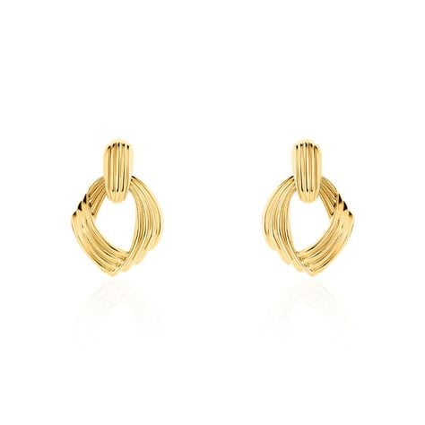 Boucles D'oreilles Pendantes Estefany Acier Inoxydable Doré - Boucles d'oreilles fantaisie Femme | Histoire d’Or