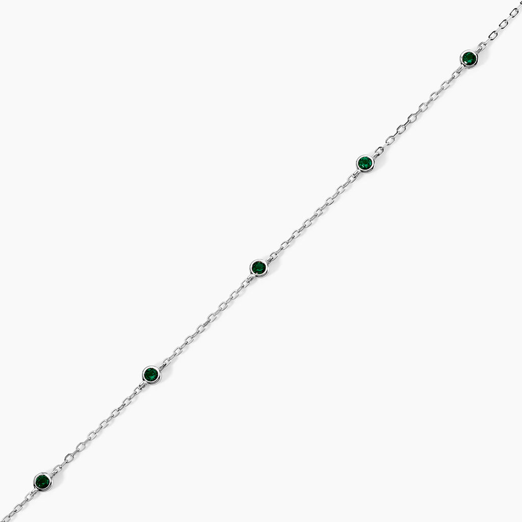 Bracelet Thesee Argent Blanc Spinelle - Bracelets Femme | Histoire d&rsquo;Or