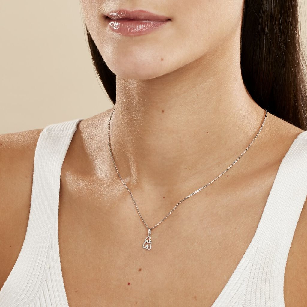 Collier Roma Argent Blanc Oxyde De Zirconium - Colliers fantaisie Femme | Histoire d’Or