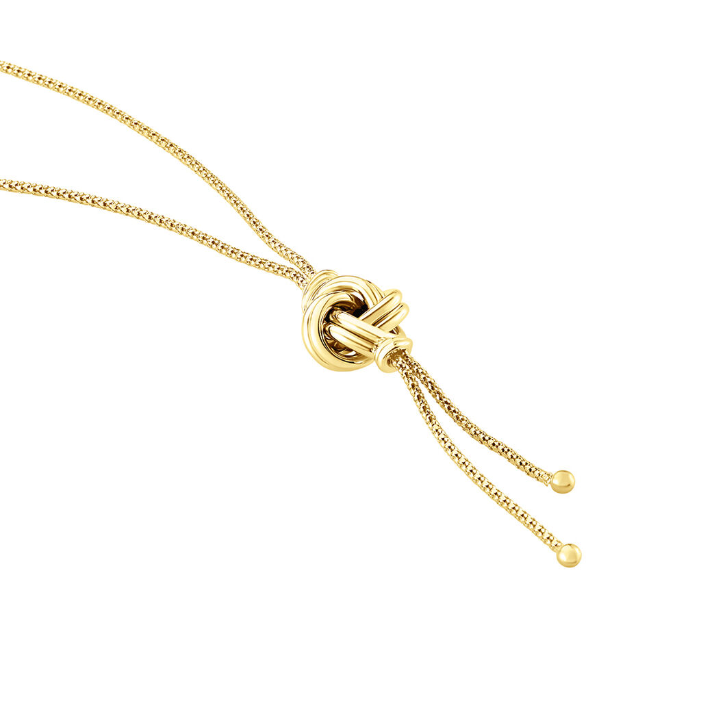 Collier Nina Or Jaune - Bijoux sans pierre Femme | Histoire d&rsquo;Or