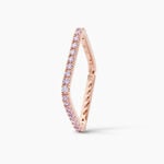 Bague Aselya Argent Rose Oxyde De Zirconium - Bagues avec pierre Femme | Histoire d&rsquo;Or