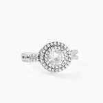 Bague Marie-felix Argent Blanc Oxyde De Zirconium - Bagues solitaires Femme | Histoire d&rsquo;Or