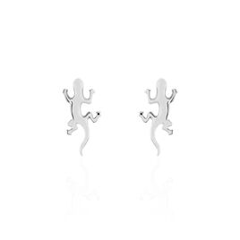 Boucles D'oreilles Puces Ivelyse Argent Blanc - Boucles d'oreilles fantaisie Femme | Histoire d’Or