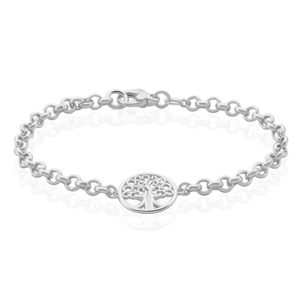 Bracelet Lao Argent Blanc - Bracelets Femme | Histoire d’Or