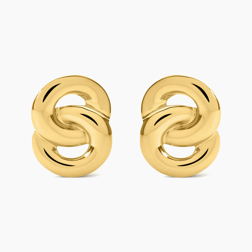 Bijoux D'Oreilles Nancie Acier Dor&eacute; - Boucles d'oreilles fantaisie Femme | Histoire d&rsquo;Or