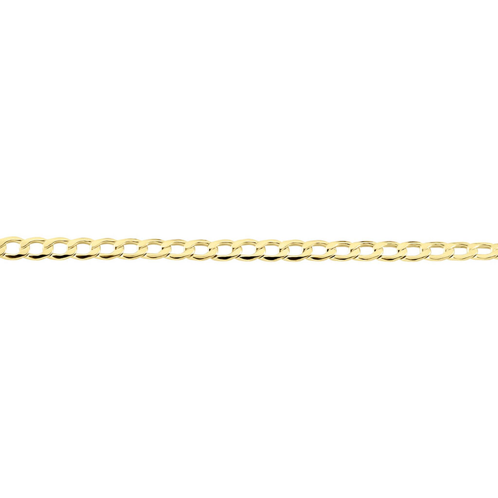 Bracelet Iris Or Jaune Maille Gourmette - Bracelets cha&icirc;ne Femme | Histoire d&rsquo;Or