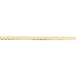Bracelet Iris Or Jaune Maille Gourmette - Bracelets cha&icirc;ne Femme | Histoire d&rsquo;Or
