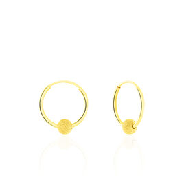 Créoles Ariel Or Jaune - Boucles d'oreilles créoles Femme | Histoire d’Or