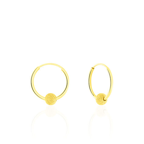 Créoles Ariel Or Jaune - Boucles d'oreilles créoles Femme | Histoire d’Or