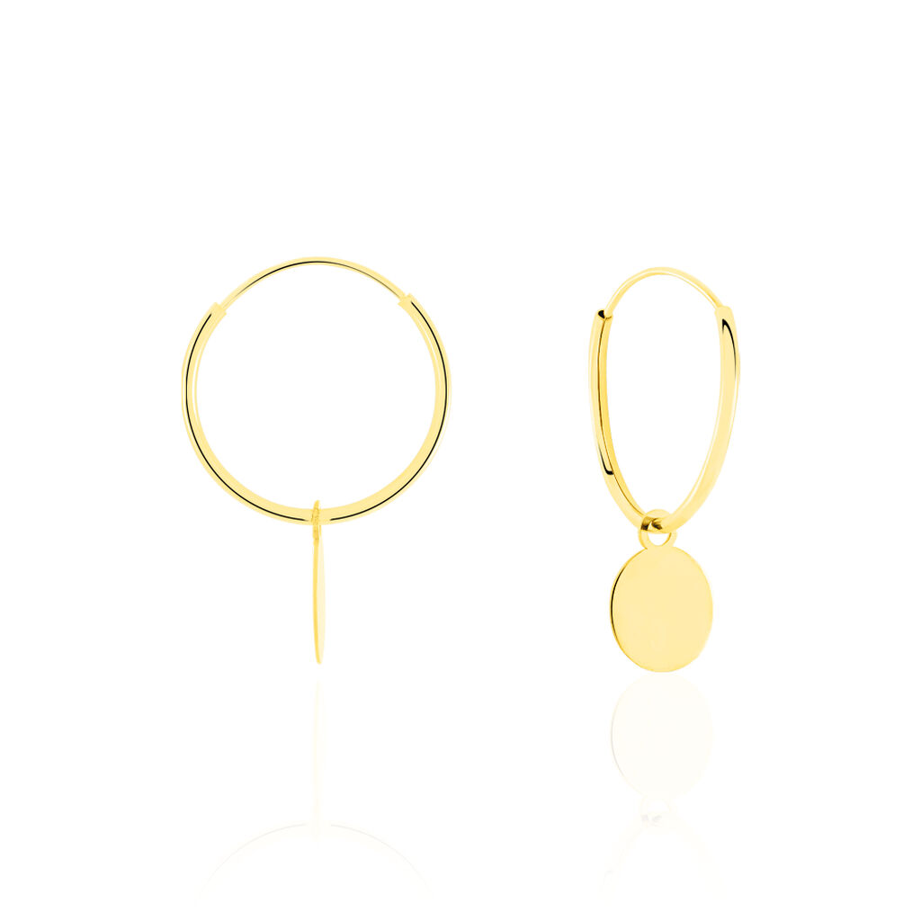 Créoles Belita Or Jaune - Boucles d'oreilles créoles Femme | Histoire d’Or