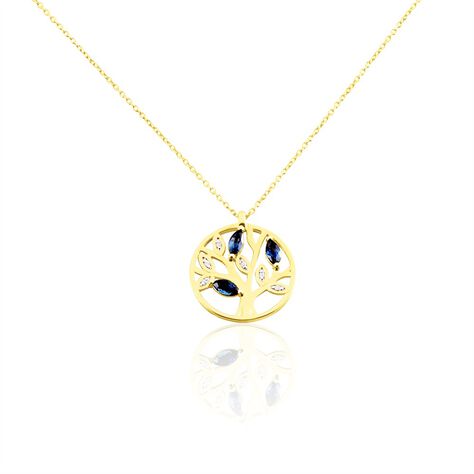 Collier Or Jaune Elsebein Saphirs - Colliers Femme | Histoire d’Or
