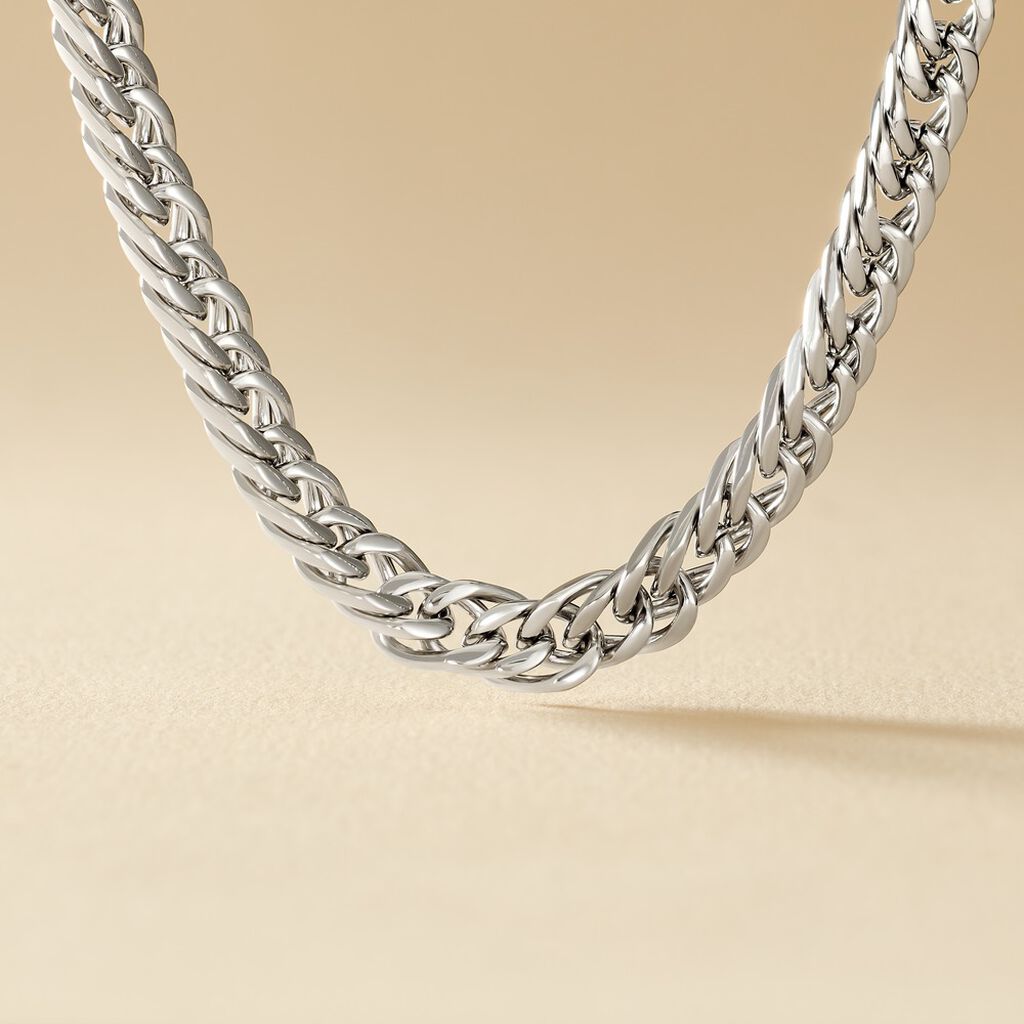 Collier Acier Frederic - Colliers fantaisie Homme | Histoire d’Or