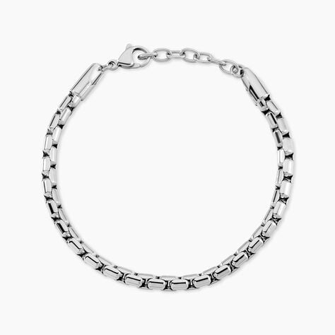 Bracelet Micah Acier Blanc - Bracelets Homme | Histoire d&rsquo;Or