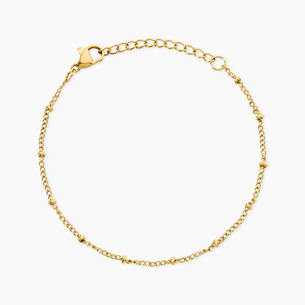 Bracelet Susy Acier Jaune - Bijoux sans pierre Femme | Histoire d&rsquo;Or