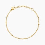 Bracelet Susy Acier Jaune - Bijoux sans pierre Femme | Histoire d&rsquo;Or