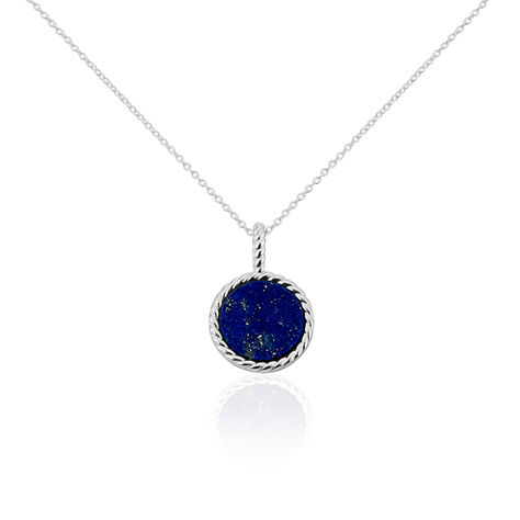 Collier Argent Blanc Zea Lapis Lazulis - Colliers fantaisie Femme | Histoire d’Or