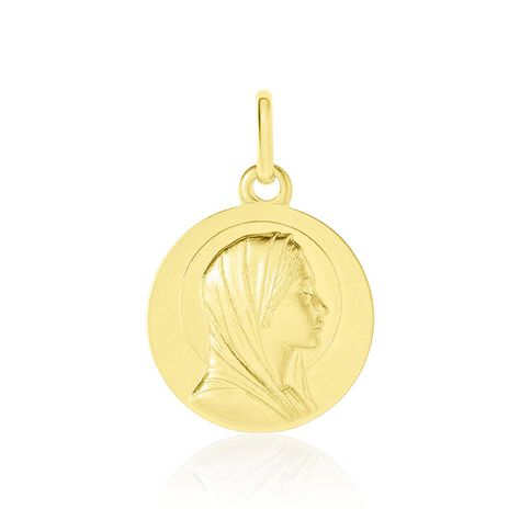 Medaille Or Jaune Vierge - Pendentifs Baptême Famille | Histoire d’Or