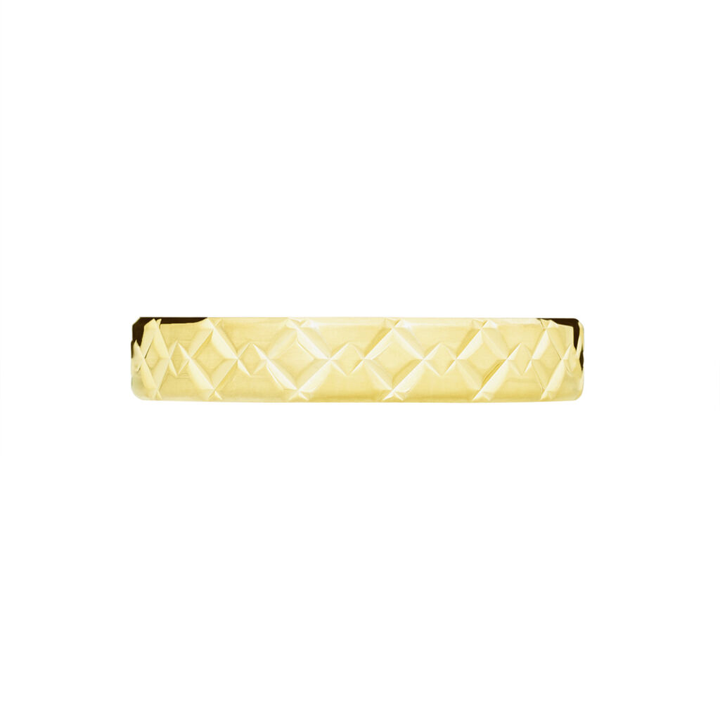 Alliance Fantaisie Ruban Plat Or Jaune - Alliances Famille | Histoire d’Or