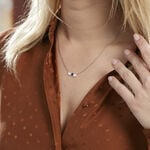 Collier Onaissa Argent Blanc Oxyde De Zirconium - Colliers fantaisie Femme | Histoire d&rsquo;Or