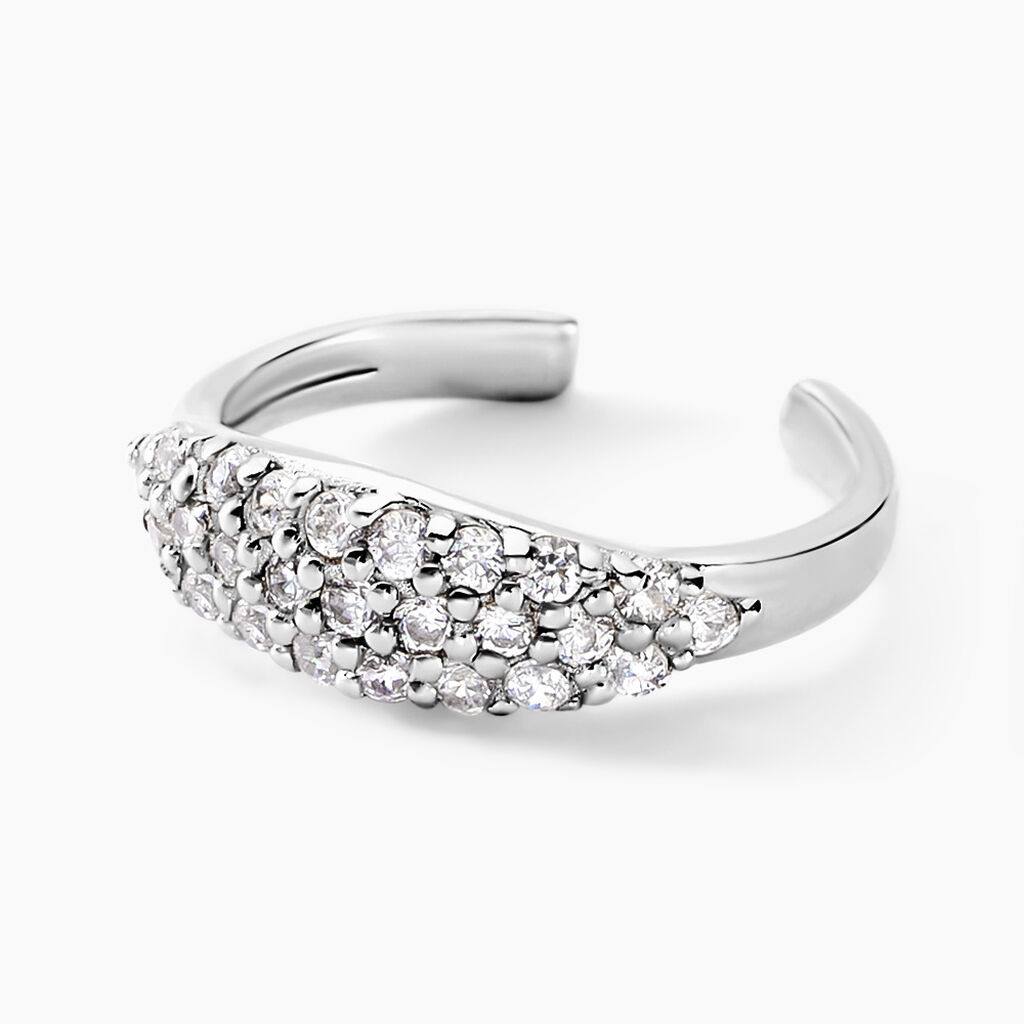 Bague D'oreille Unitaire Charmaine Argent Blanc Oxyde De Zirconium - Piercings d'oreilles Femme | Histoire d&rsquo;Or