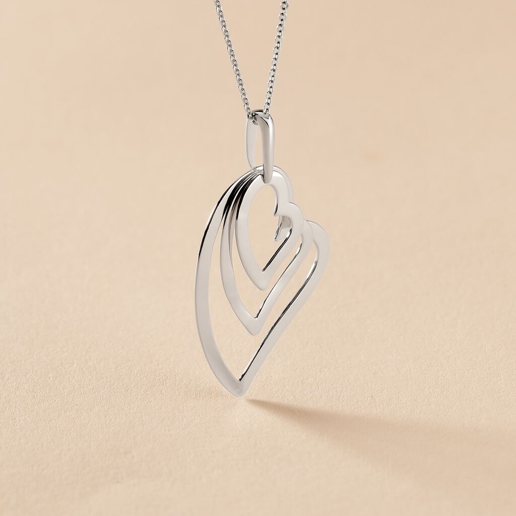 Collier Sinnila Argent Blanc - Colliers fantaisie Femme | Histoire d’Or