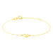 Bracelet Terentille Coeur Or Jaune Oxyde De Zirconium - Bracelets Enfant | Histoire d’Or