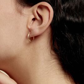 Créoles Youri Or Jaune - Boucles d'oreilles créoles Femme | Histoire d’Or