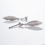 Boucles D'oreilles Pendantes Euriell Argent Blanc - Boucles d'oreilles fantaisie Femme | Histoire d&rsquo;Or