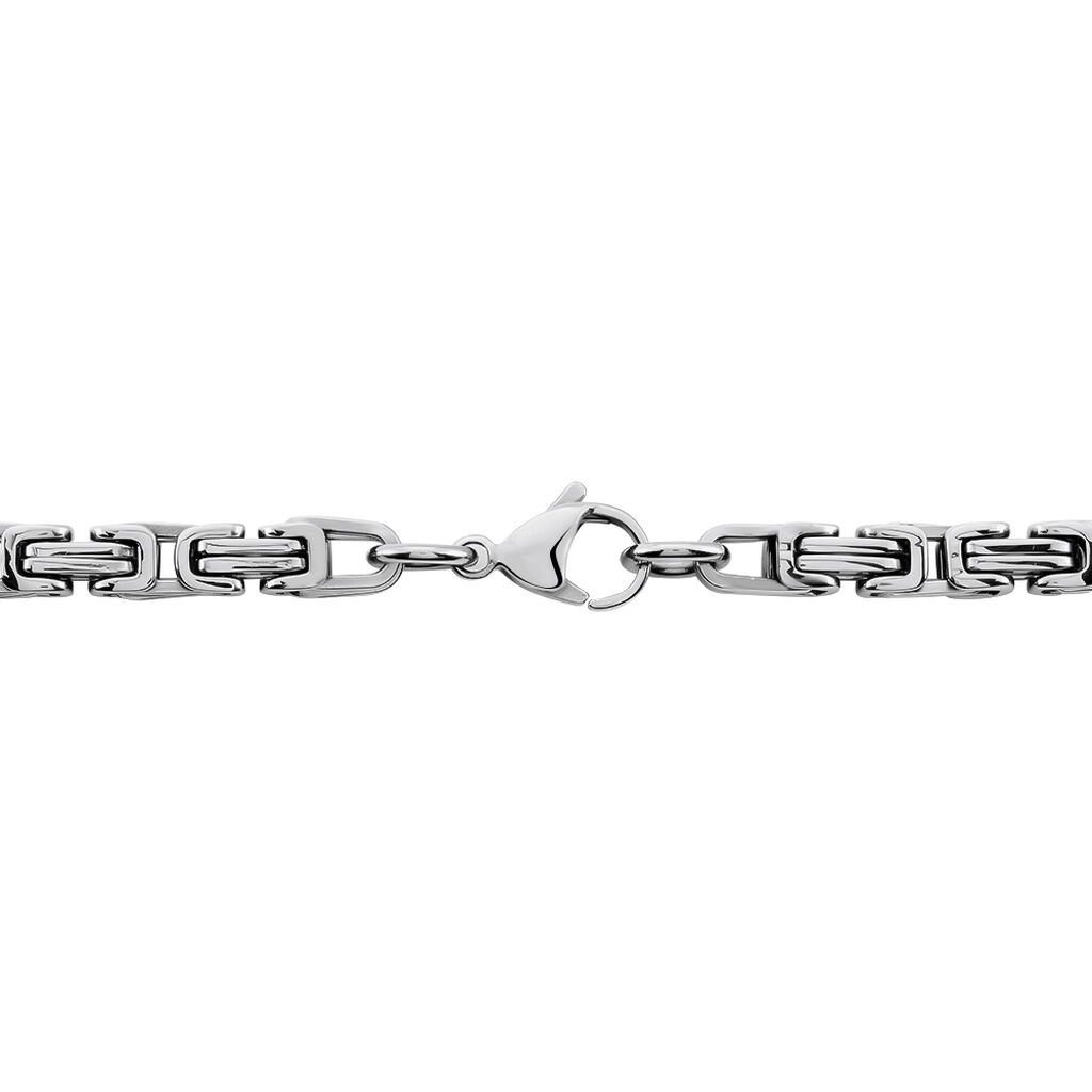 Collier Ignacio Acier Blanc - Chaines Homme | Histoire d’Or