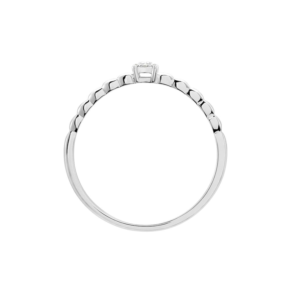 Bague Nuha Blanc Diamant Blanc - Bagues avec pierre Femme | Histoire d’Or