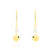 Boucles D'oreilles Pendantes Or Jaune Perle D'imitation - Boucles d'oreilles pendantes Femme | Histoire d’Or