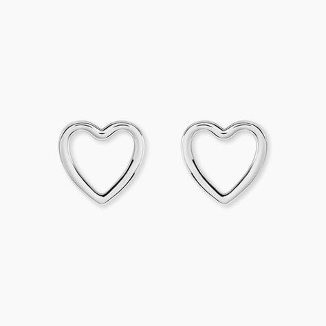 Boucles D'Oreilles Puces Folant Argent Blanc - Boucles d'oreilles fantaisie Femme | Histoire d&rsquo;Or