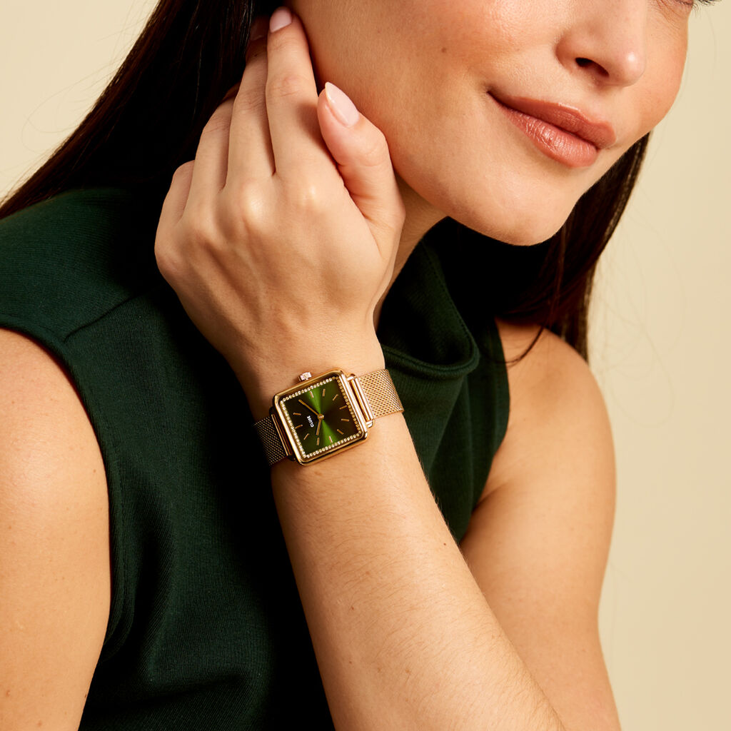 Montre Cluse Tetragone Vert - Montres Femme | Histoire d’Or