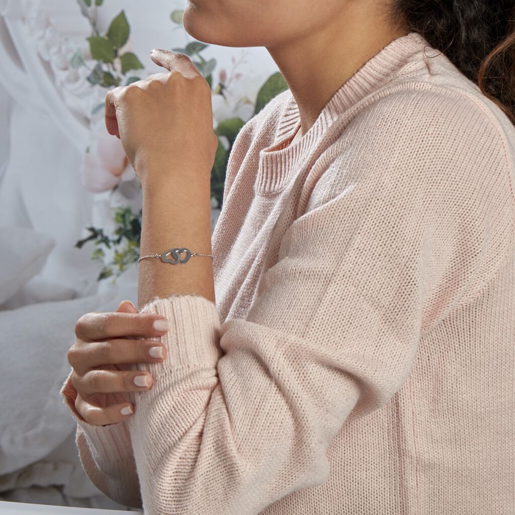Bracelet Aalia Argent Blanc - Bracelets Femme | Histoire d’Or