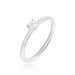 Bague Solitaire Stella Argent Blanc Oxyde De Zirconium