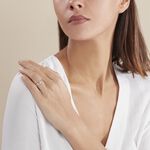 Alliance Grain De Folie Diamantee Ruban Plat Or Bicolore - Alliances Unisex | Histoire d&rsquo;Or