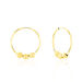 Créoles Brava Or Jaune - Boucles d'oreilles créoles Femme | Histoire d’Or