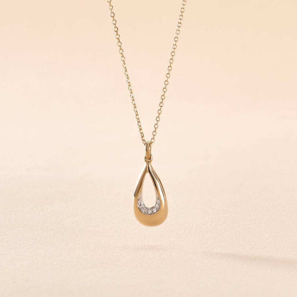 Collier Nirmala Or Jaune Diamant - Colliers Femme | Histoire d&rsquo;Or