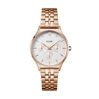 Montre Cluse Minuit Multifonction Blanc