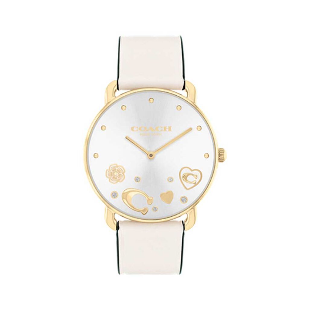 Montre Coach Elliot Argent&eacute; - Id&eacute;es cadeaux Femme | Histoire d&rsquo;Or