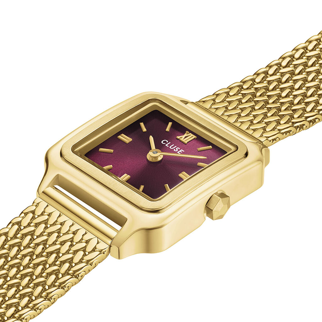 Montre Cluse Gracieuse Mini Bordeaux - F&ecirc;te des m&egrave;res Femme | Histoire d&rsquo;Or