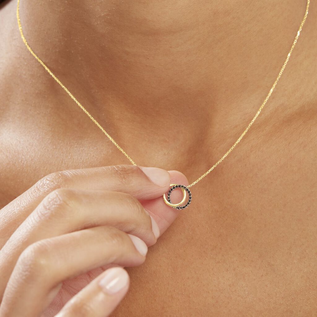 Collier Or Jaune Tresha Diamants - Colliers Femme | Histoire d’Or