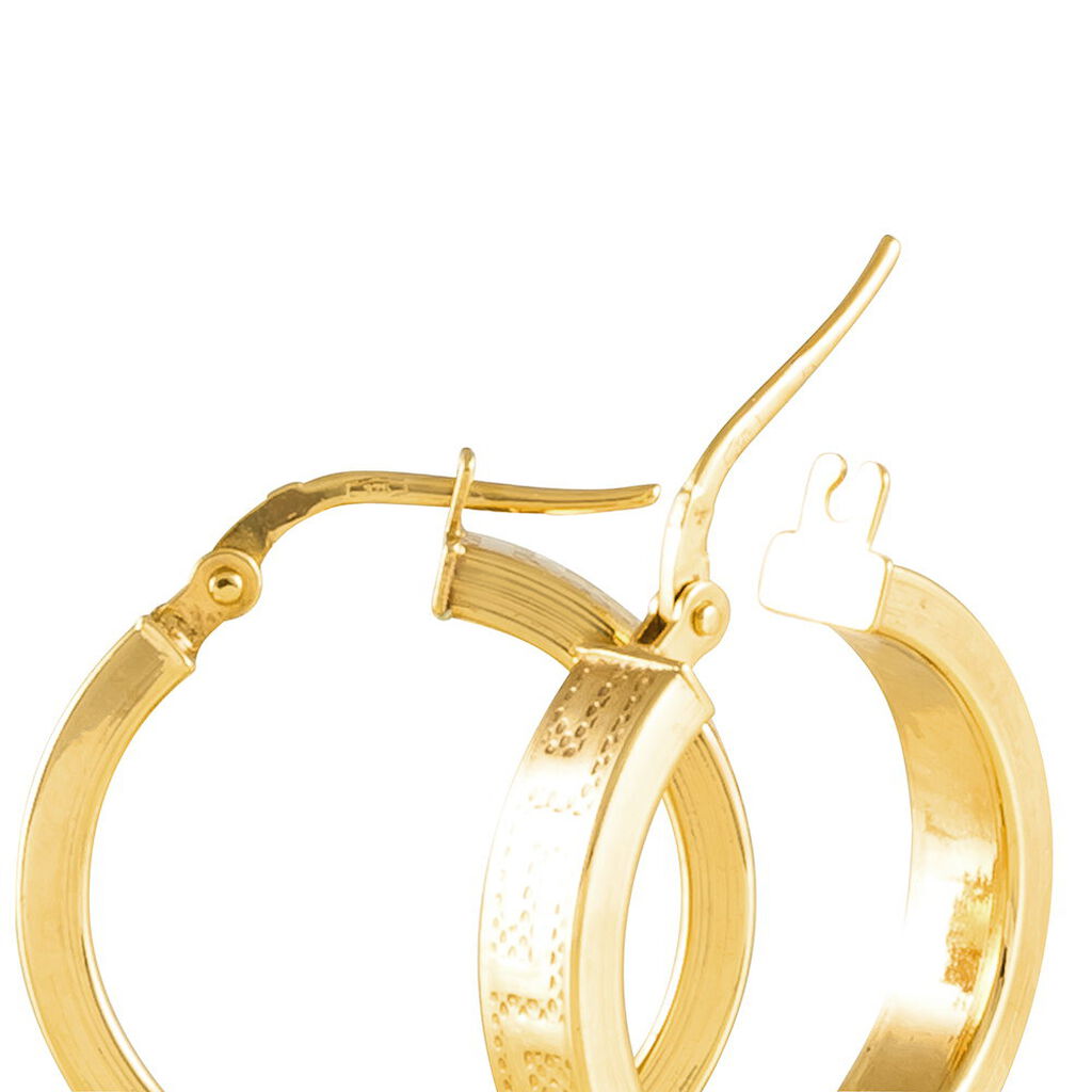 Créoles Ugenie Or Jaune - Boucles d'oreilles créoles Femme | Histoire d’Or