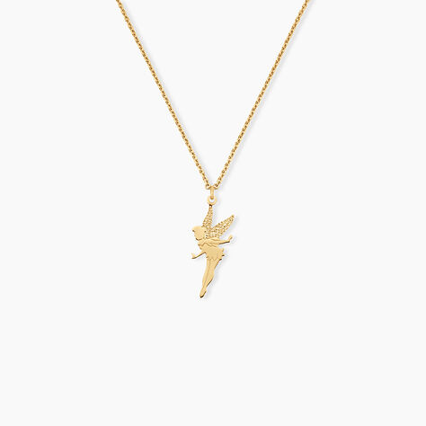 Collier Fee Argent Dor&eacute; A L'Or 750/1000 - Bijoux sans pierre Enfant | Histoire d&rsquo;Or